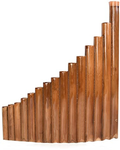 SEAFRONT Panflöte, Kleine Musikinstrumente mit Tasche und Putzstock für Anfänger und Studenten (Rechte Hand)