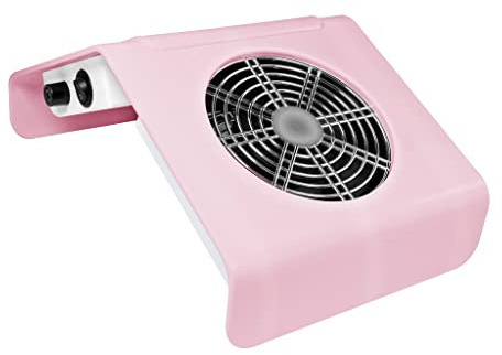 Professionelle Nagelstudio STAUBABSAUGUNG BASIC ROSA - Leise & LeistungsStark - Pflegeleicht - Ergonomisch - Nageldesign Tisch-Absaugung - Nageltisch Absaugung - BESTSELLER