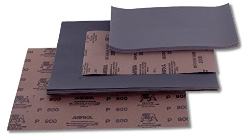 Mirka WPF – Impermeable Lija Arco de látex de 230 mm x 280 mm, 50 Unidades