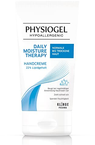 PHYSIOGEL Daily Moisture Therapy Handcreme 50 ml - feuchtigkeitsspendende Handcreme für sehr trockene Hände - regeneriert & repariert die Hände mit milden Inhaltsstoffen