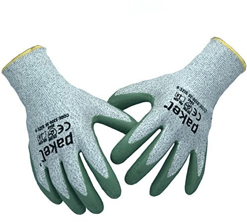 Pakel, schnittfeste Handschuhe, EN 388, CE-Level 5, Small (Size 7), grün, 1