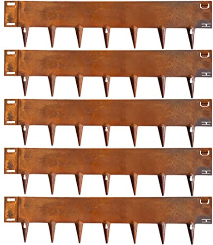 CORE EDGE Lawn Edging | Flexible Decorative Steel Edging Garden Border Edging Lawn Edging Strip Garden Border with a 150mm face height (Corten)