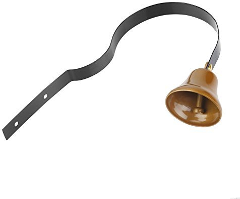 Fdit Campana para Puerta de Entrada Campana Tradicional Estilo Vintage Campana Colgante Timbre de Puerta Metal para Decoración de Hogar Casa