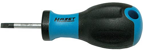 Hazet Schraubendreher (Schlitzprofil, extra kurze Ausführung: 89 mm) 801NK-35