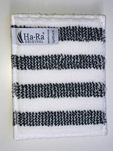 Serviette de toilette Ha-Ra - Blanc / Gris