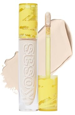 Kosas Revealer Concealer – Medium Coverage Hydrating Under Eye & Face Concealer with Hyaluronic Acid, Tone 01 N