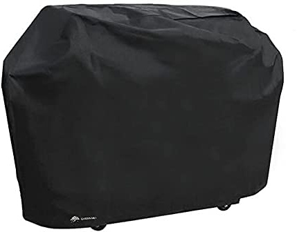 Garden Mile Garden Furniture Cover - Waterproof Black BBQ Cover - Heavy-Duty Oxford 600D Outdoor Protection for BBQ, Patio Table & Chairs - Windproof, UV-Resistant, Easy to Clean