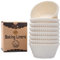 Caissette Muffins Papier,200 pièces Standard,Blanc Moule Muffins Papier,Parchemin Résistant à la Graisse,Pour Fêtes & Anniversaires & Mariages & Pâtisserie,Dimensions Standard