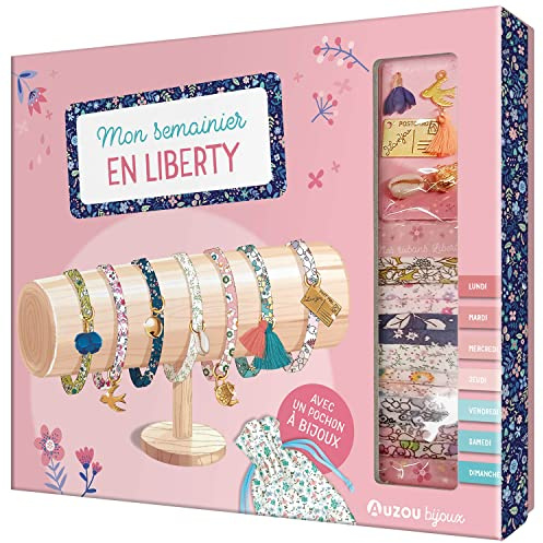 Ma boîte à bijoux - mon semainier de 7 bracelets en liberty