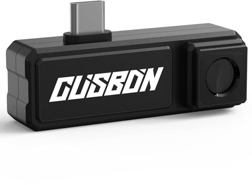 CUSBON TI1 Thermal Imaging Camera Android USB-C, 120 x 90 IR Resolution Thermal Imager with 0.1°C Temp Resolution, -20°C~400°C Temp Range< 60mk Heat Sensitivity, Video Recording