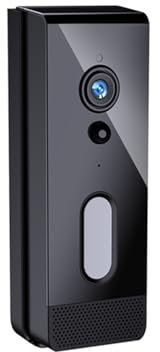 Tuya WiFi Campanello Telecamera Esterna Impermeabile IP65 videocitofono Wireless Batteria Protezione di Sicurezza citofono Alexa SmartLife (Color : Option 10, Size : E/U)