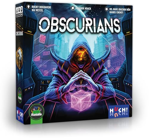 FUNTAILS | Obscurians - Retail Edition | Gesellschaftsspiele für Erwachsene und Jugendliche | Strategiespiele | Familienspiele | Social Deduction Spiel | Brettspiele für 4 bis 6 Spieler ab 12 Jahren