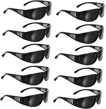 jojofuny 10 Paar Schweissbrillen Augenschutz Beim Schweißen Schutzbrille Zum Schweißen Sicherheitsbrillen Schweißbrille Schweißerbrille Schweißschutzbrille Optische Gläser Abs Winddicht