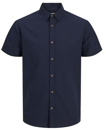 JACK & JONES Jjesummer SS Sn T-Shirt Chemise à Manches Courtes, Blazer Bleu Marine, M Hommes
