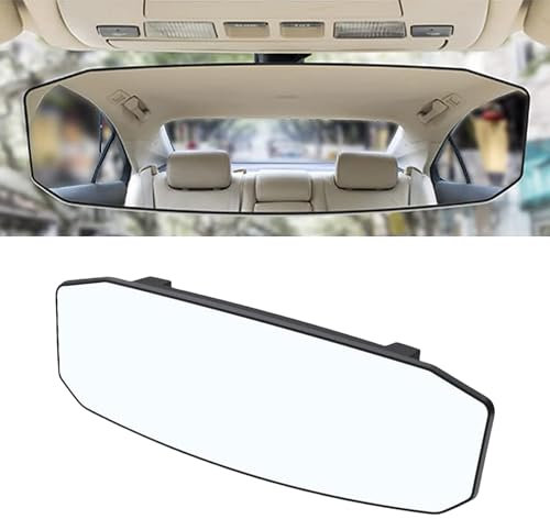 Flaconi Specchietto Retrovisore Auto,Specchietto Retrovisore Bambini,Specchio Macchina,Specchietto Auto,specchio per macchina,per la maggior parte dei veicoli da trasporto come Automobili(24.4x9cm)