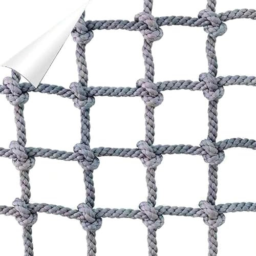 KjoiDWz Playground Rope Net Children Climbing Frame Net Protective Safety Net Physical Training Climbing Net Wear-Resistant Rope Net Net Yard Frame Climbing Net, Treehouse Rope Ladder(3*6m(9.9*18.18ft