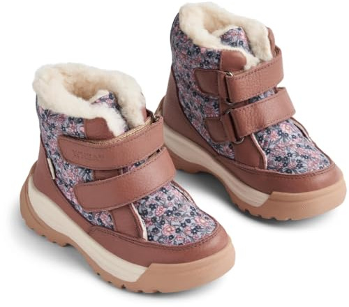 Wheat Unisex vintersko Millas Tex vattentät andas varm och fodrad, Vinterblommor, 33 EU