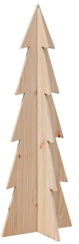 vidaXL Weihnachtsbaum zum Schmücken 112 cm Massivholz Kiefer