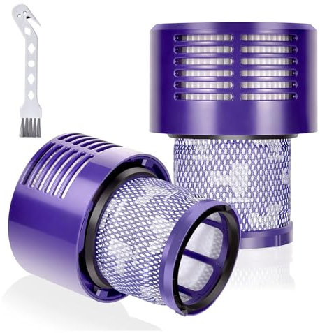 Sostituzioni dei filtri per vuoto EFOTIML 2 pacchetti per Dyson V10 Cyclone Series, V10 Animal, V10 Absolute, V10 Total Clean, SV12, 969082-01