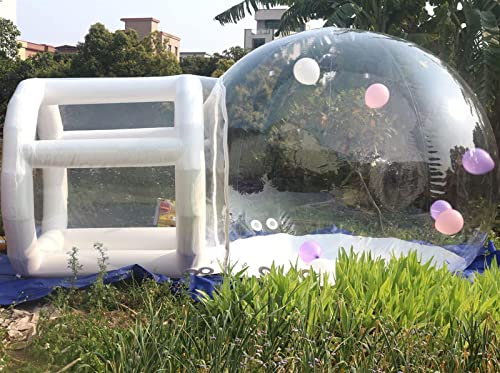 Inflatable Crystal Dome Bubble Tent for Kids Playhouse, Transparent Igloo Dome for Indoor Outdoor Fun, Durable Party Play Space