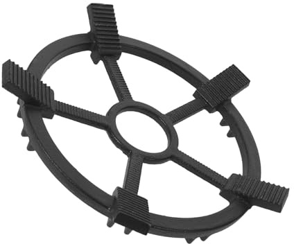 PENIKOKO Reductor Rejilla de Cocina Anillo de Hierro Fundido Antideslizante y Soporte Fácil de Mantener y Compatible para Wok para Olla de Leche Hornillas de Gas