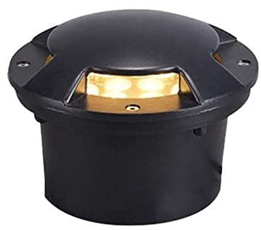 LDGSUPH Underground Light Side Illumination Passage Terrace LED Step Light IP67 Waterproof Garden Landscape Light(Yellow,9W)
