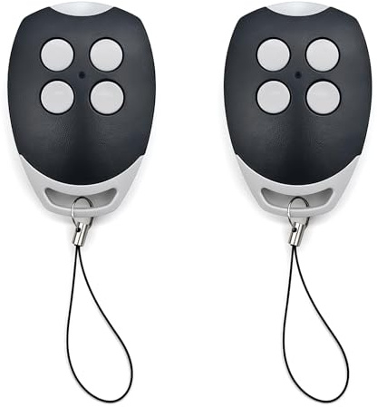 433,92MHz Mando Garaje Compatible con Ditec GOL4, BIXLG4, BIXLP2, BIXLS2, 2 Unidades de Mando a Distancia, 4 Canales Clonador Mando Garaje Inalámbrico