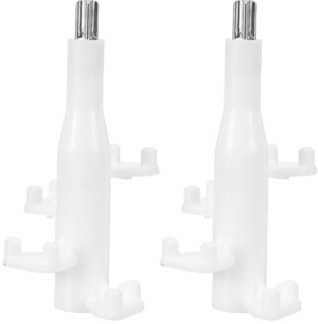 MOKKHNB Lot de 2 axes d'entraînement pour hachoir à viande 2L - Tige de rechange pour lame de robot culinaire - Pièce détachée pour hachoir à viande et appareils de cuisine