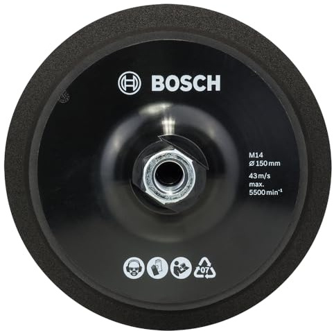 Bosch Professional Gummischleifteller 150mm, 1 Stk., 2608612027