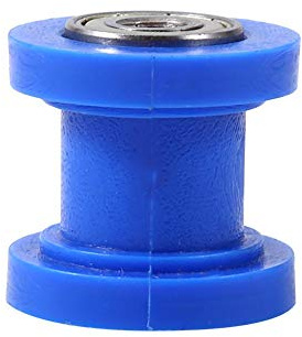 Poulie de Guidage, Qiilu 10mm Chaîne Rouleau Curseur Tendeur Roue Guide Pit Dirt Mini Vélo Moto Atv(bleu)