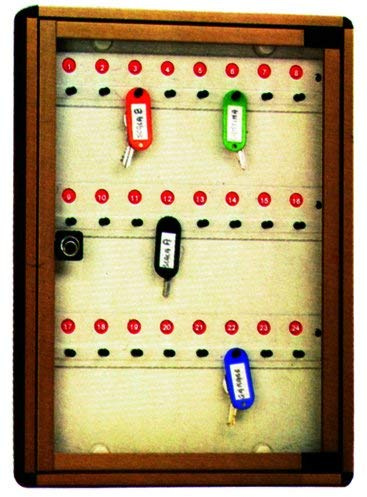 Bacheca porta chiavi per 24 chiavi. L30xP5xH40 cm.