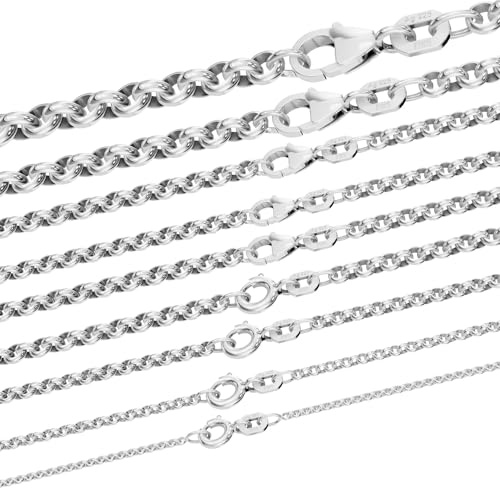 hoplo holzenplotz Silberkette Erbskette Silber massiv 925 Sterlingsilber edle Halskette