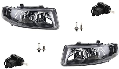 Johns, Scheinwerfer passend für Seat Toledo Leon 1M 99-06 + H7 H1 Set L R m. Stellmotor