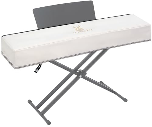 Zreephy Staubschutz für Klaviertastatur mit Notenständer, Öffnung des Reißverschluss-Designs, staubdichte Abdeckung, kompatibel mit Yamaha DGX670, 88 Tasten, digitale Klaviertastaturen, KBP-Serie
