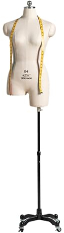 JLXJYS Schneiderpuppe Schaumstoff-Schneiderpuppe für Hochzeitskleid, Pinnbare Erwachsene Frau Schaufensterpuppe Zum Nähen, Einstellbare Plus Size Schneiderei-Puppe (Size : XXL 88)