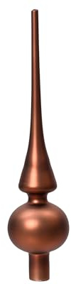 Decoris Piek Glas d6h26 cm Espresso kerst