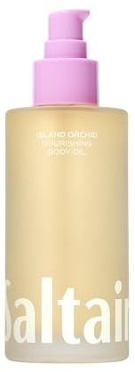 Saltair Body Oil – Silky After Shower and Bath Dry Oil for Women and Men – Non-Greasy, Well-Absorbing Moisturizer for Hydrating Dry Skin – Island Orchid Scent, 4oz