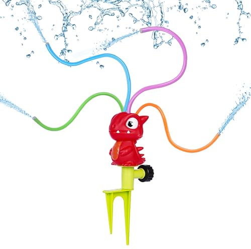 BBWELL Giochi Acqua Bambini,Giochi Da Giardino Per Bambini,Outdoor Sprinkler Toy,Giardino Spruzzatore d'acqua con Tubi per Cortile Divertente Gioco d'Acqua Estate
