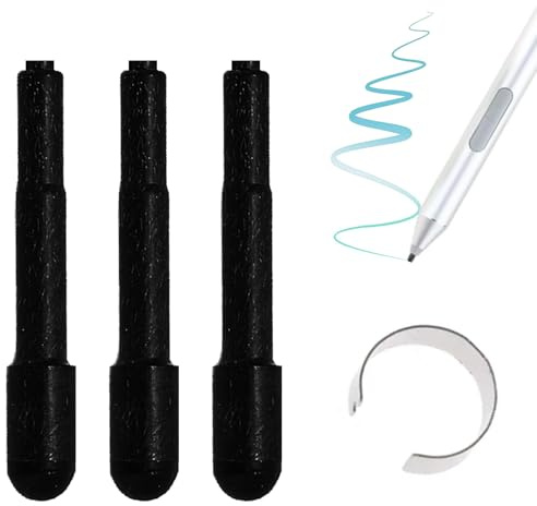 MAYDORHER Tips Nibs Replacement for HP Active Pen G2/G3/T4Z24AA/6SG43UT/6SG43AA/4KL69AA, for HP EliteBook X360/1030/G2/G3/G4/G5/G6/G7/1040/Elite X2/1012/1013, Huawei m2, M5 Pro (3Pcs,1Clip)