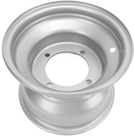 Ausla 4 Llanta de Remolque con Buje, Aleación de Aluminio 8 Pulgadas Rin de Remolque para Quad Bike Go Kart Carro (Ancho Trasero de 170 mm / 6.7in)