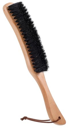 Tyqour Cepillo para ropa, cepillo para eliminar el pelo, cepillo de pelusas para ropa de cachemira, cerdas de jabalí, alfombra para sofá, cepillo de pelusa, cepillo para trajes, abrigos, ropa de cama