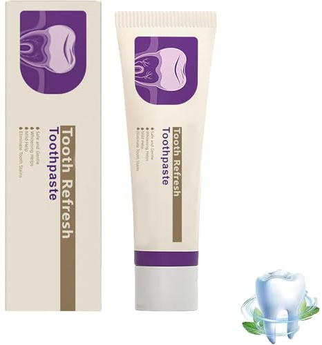 Kreain Nature Dente Rifresparsi dentifricio, rafforzamento dello smalto e cura orale del respiro fresco, sbiancamento, pulizia profonda, rimuove le macchie e promuove i denti sani (1pc)