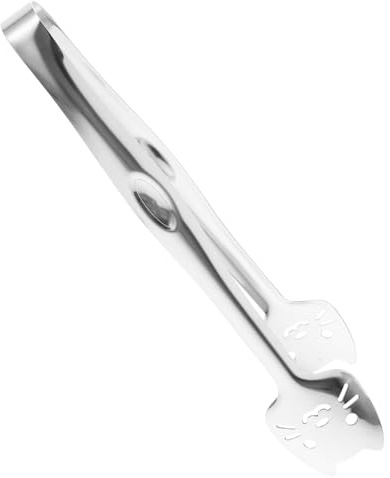 Alipis Pinzas de Cocina de Acero Inoxidable Servir Pan y Pasteles Pinzas Pequeñas para Bbq Panadería y Ensaladas Utensilios Resistentes para Cocinar y Servir Alimentos