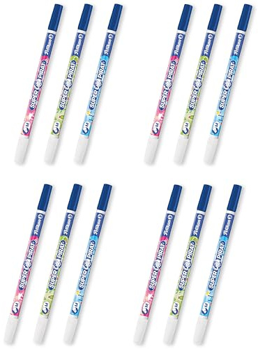 Pelikan Tintenlöscher Super Pirat, Set mit 12 Tintenkillern, Strichstärke M (medium)