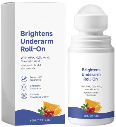 Underarm Roll-On Women, 50 ml Cooling Tone, Evening Roller Device with Sturdy Build, Reliable Comfort for Lightening Body Bikini Intimate, Premium Area Armpit Women Men Daily Hygiene Accessory