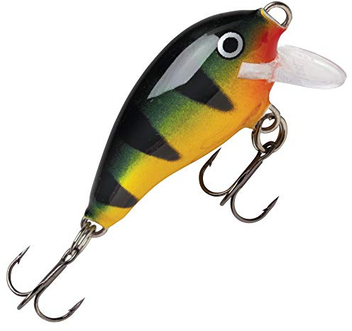 Rapala - Angelköder Mini Fat Rap – kompaktes Angelgerät aus Balsa – Süßwasserköder – Schwimmtiefe 0,9 bis 1,8 m – 3 cm/4 g – hergestellt in Estland
