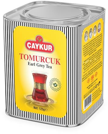 Earl Grey Tea in Can - (Tomurcuk Tea) 4.4oz (125g) by Caykur by Caykur