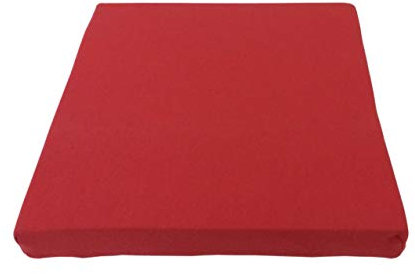 Biona Sitzkeil/Keilkissen aus Verbundschaum und Visconoppenschaum (Jersey rot)