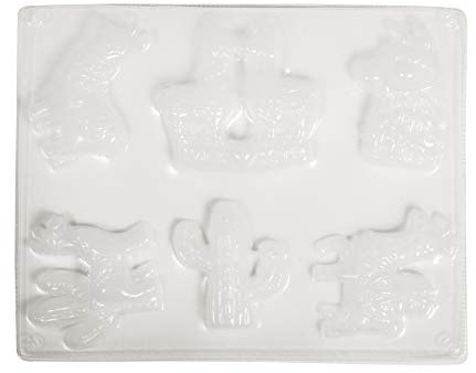 Rayher 36088000 Gießform: Lamas, 5-8.5 x 6.7-8 cm, 6 Motive, SB-Btl 1Stück, Durchsichtig
