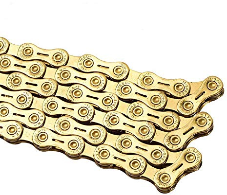 YBN 11-Gang-Fahrradkette, MTB, Mountainbike, Rennrad, Boxed Chain Gold